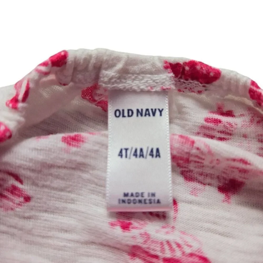 Old Navy butterfly tank top 4T